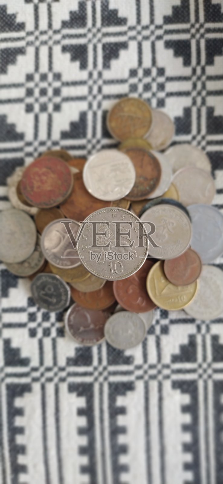 收集硬币照片摄影图片