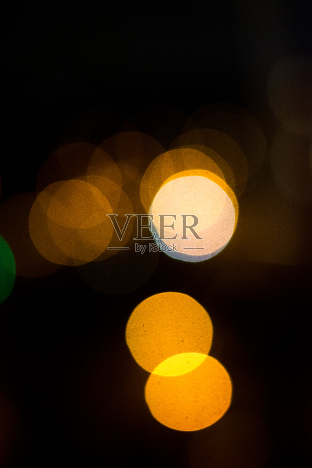 橘色和黑色的散景效果照片摄影图片