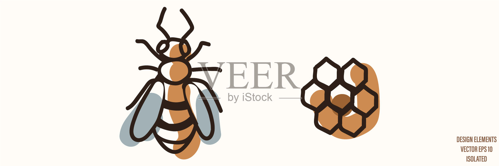 三角龙的蜂房宝宝性别中立插画图片素材