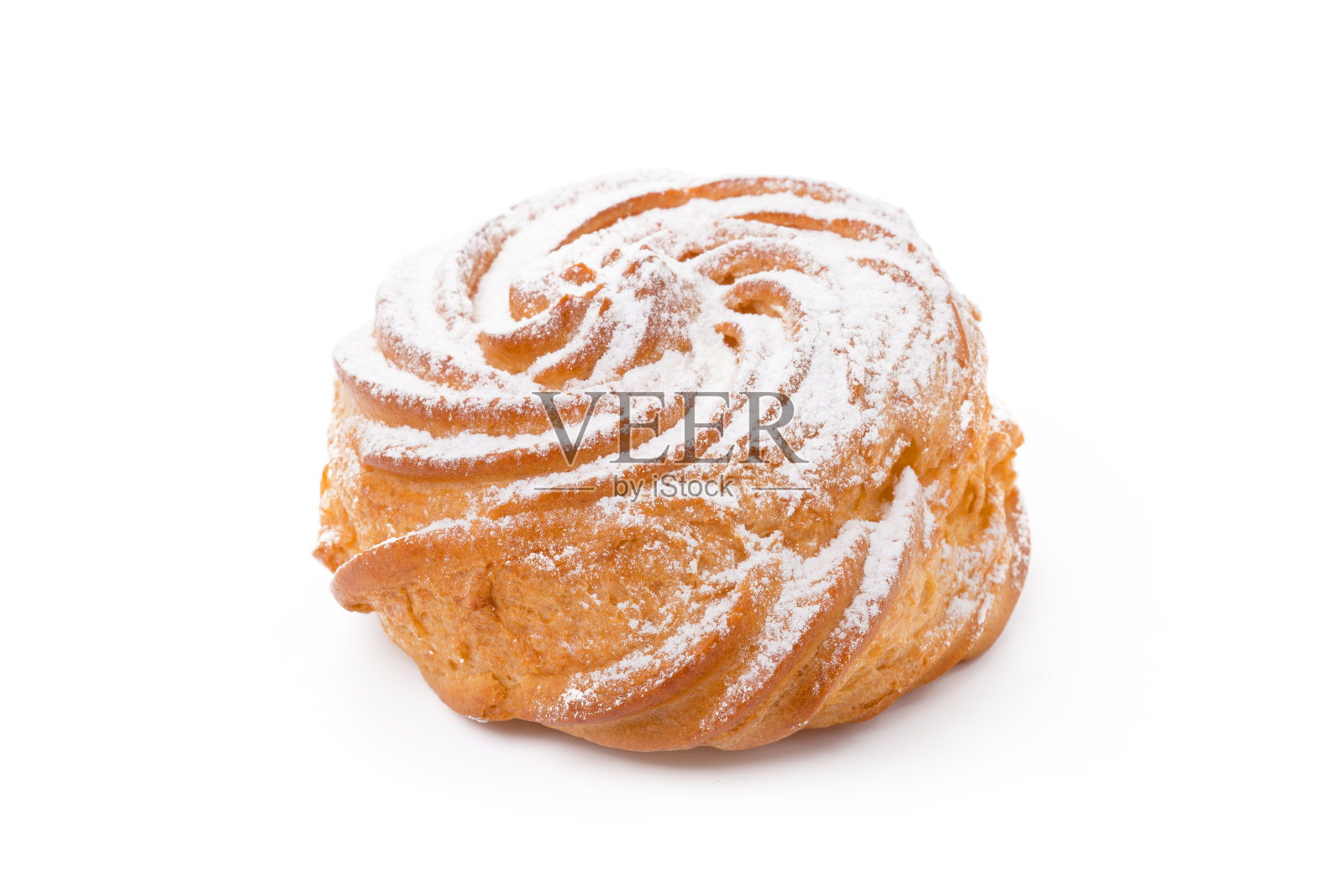 一个法国蛋糕孤立在白色照片摄影图片