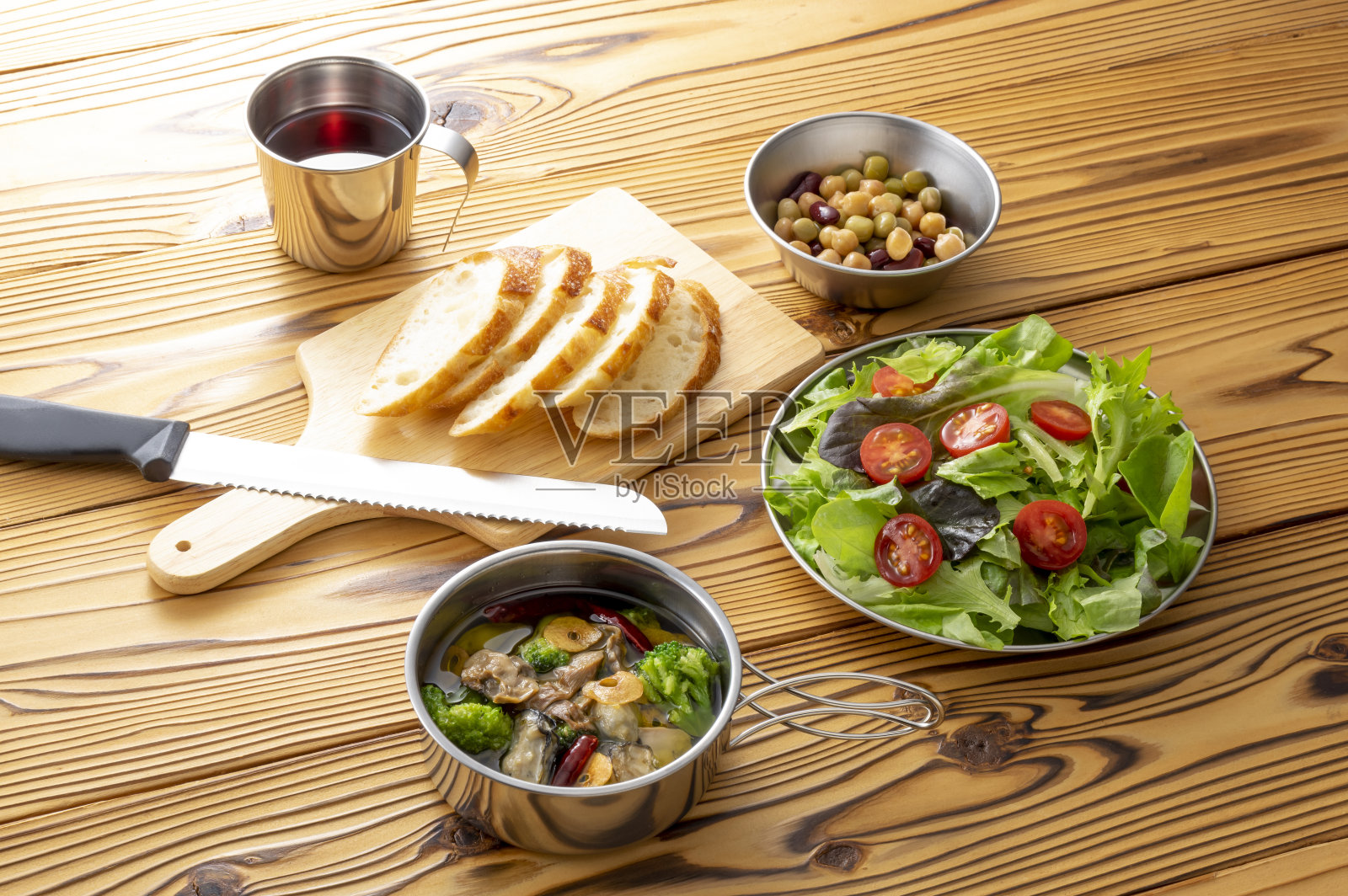 野营餐照片摄影图片