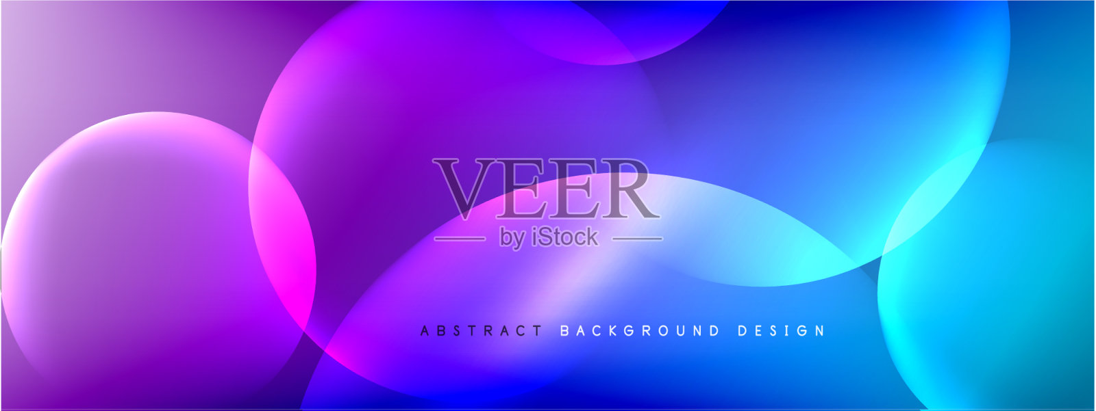 摘要背景液体气泡圈插画图片素材