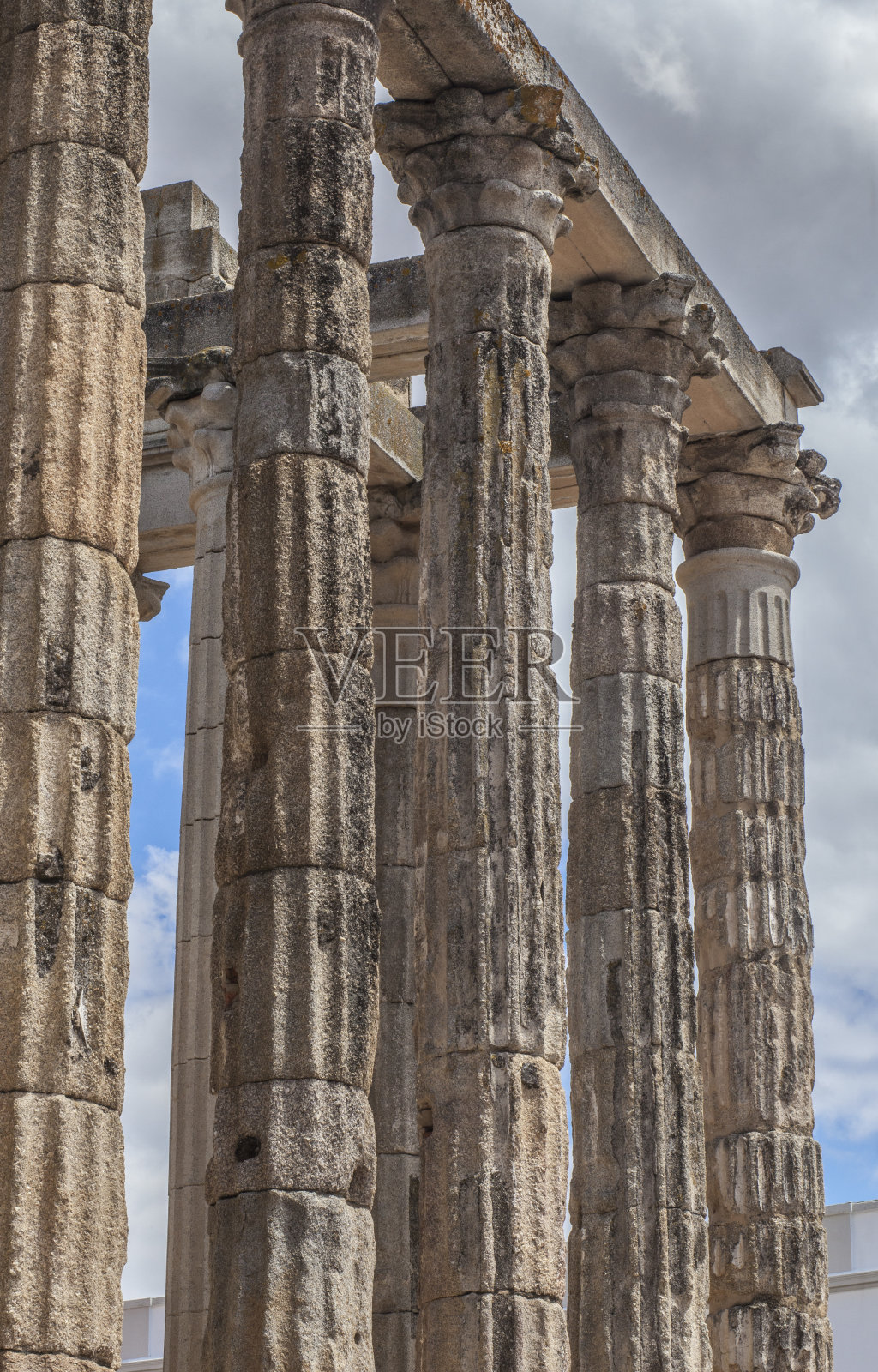 戴安娜的殿堂。位于西班牙梅里达的皇家崇拜神庙照片摄影图片