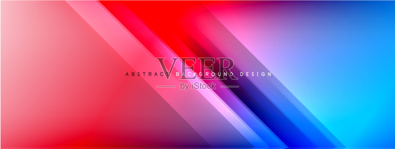 运动概念霓虹闪亮的线条液体颜色插画图片素材