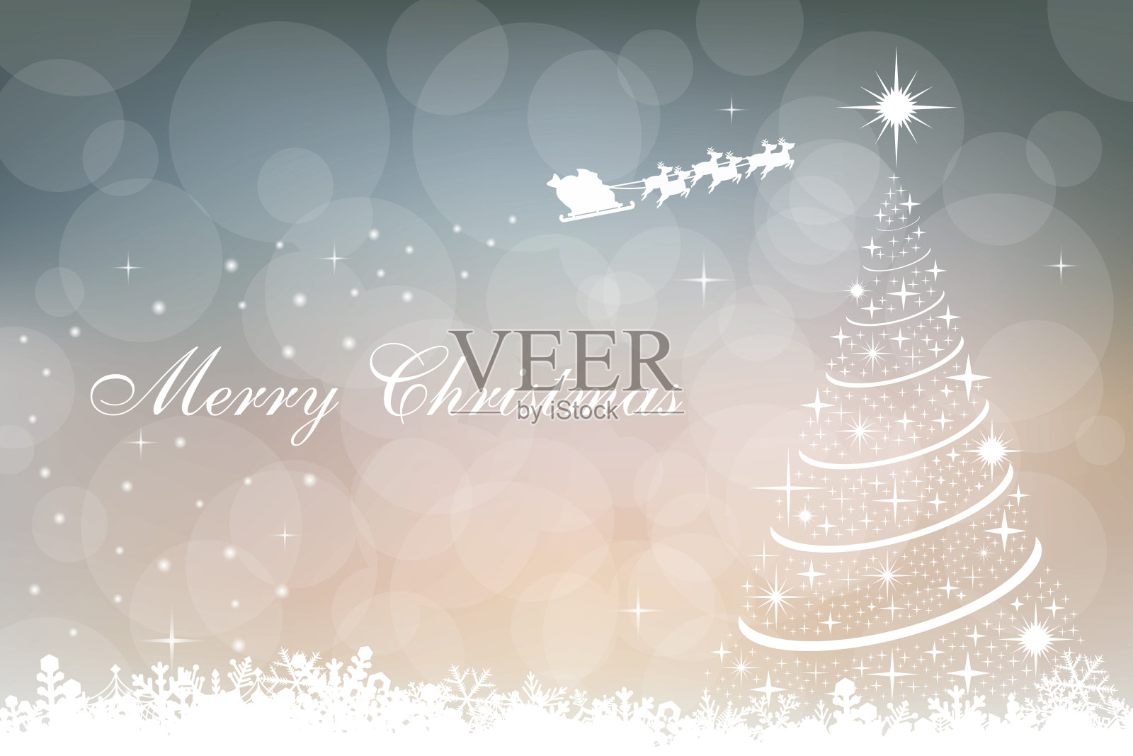 圣诞贺卡设计模板素材