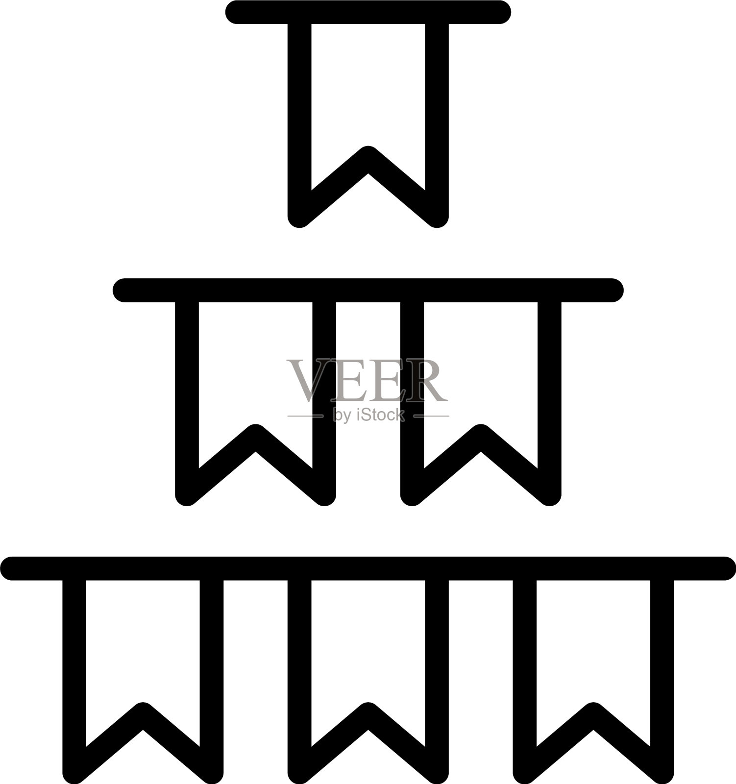 加兰线图标插画图片素材