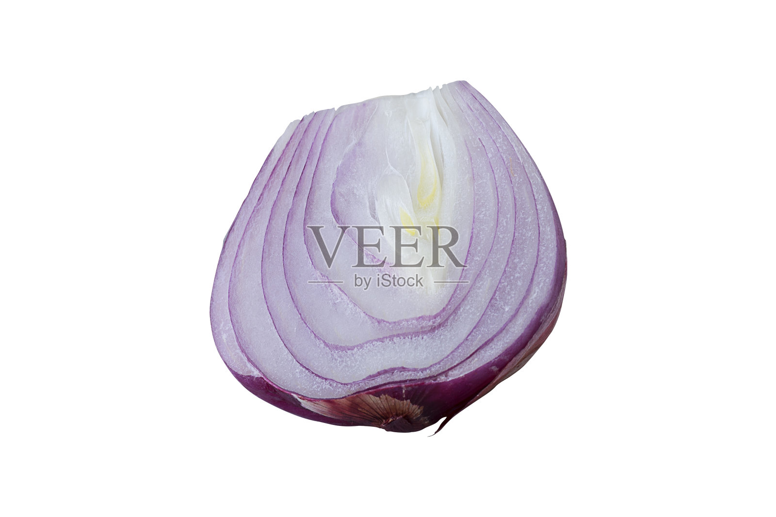 红色或紫色有机洋葱孤立在白色背景-修剪路径照片摄影图片