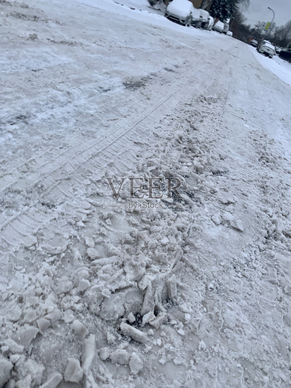 雪覆盖的道路照片摄影图片