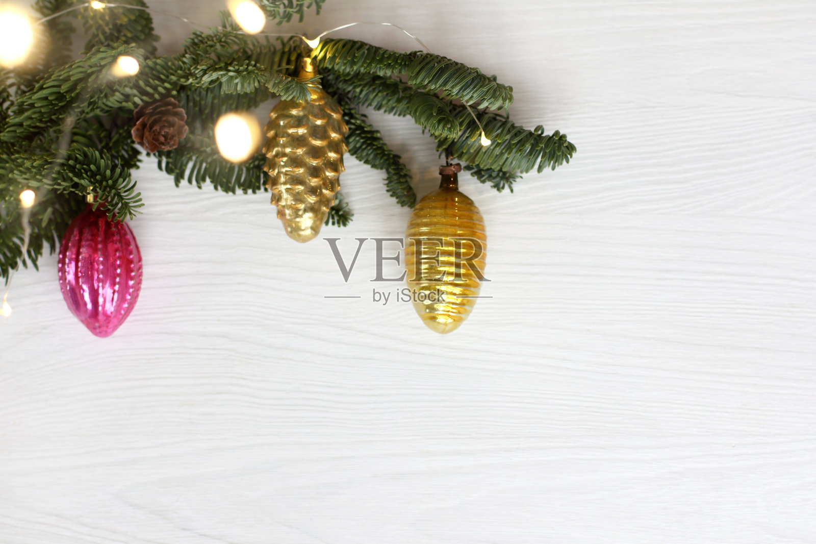 寒假的节日装饰照片摄影图片