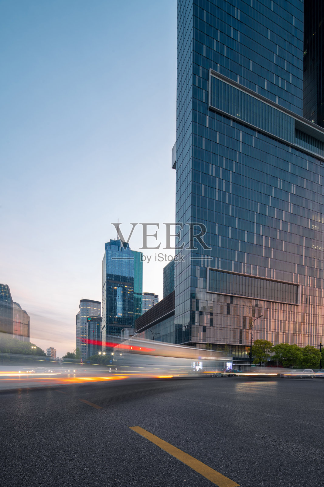 杭州城市建筑景观天际线、杭州钱江新城、杭州城市阳台。照片摄影图片