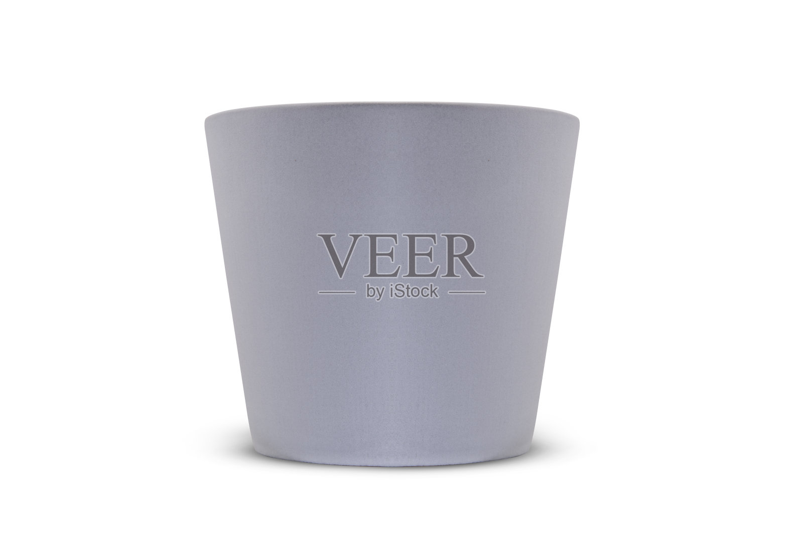 现代黏土咖啡杯(白色背景)照片摄影图片