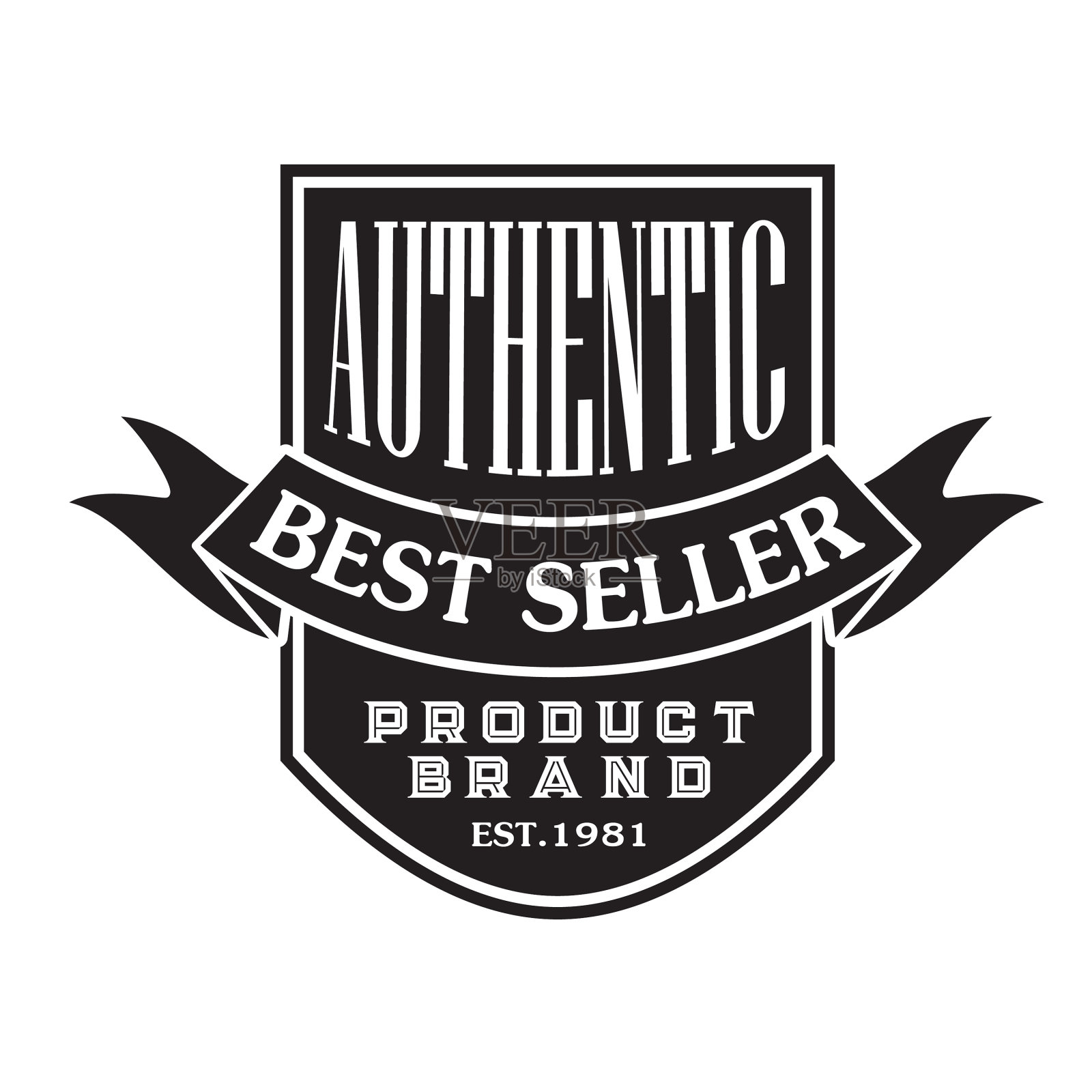 复古和复古的徽章标签设计集合插画图片素材