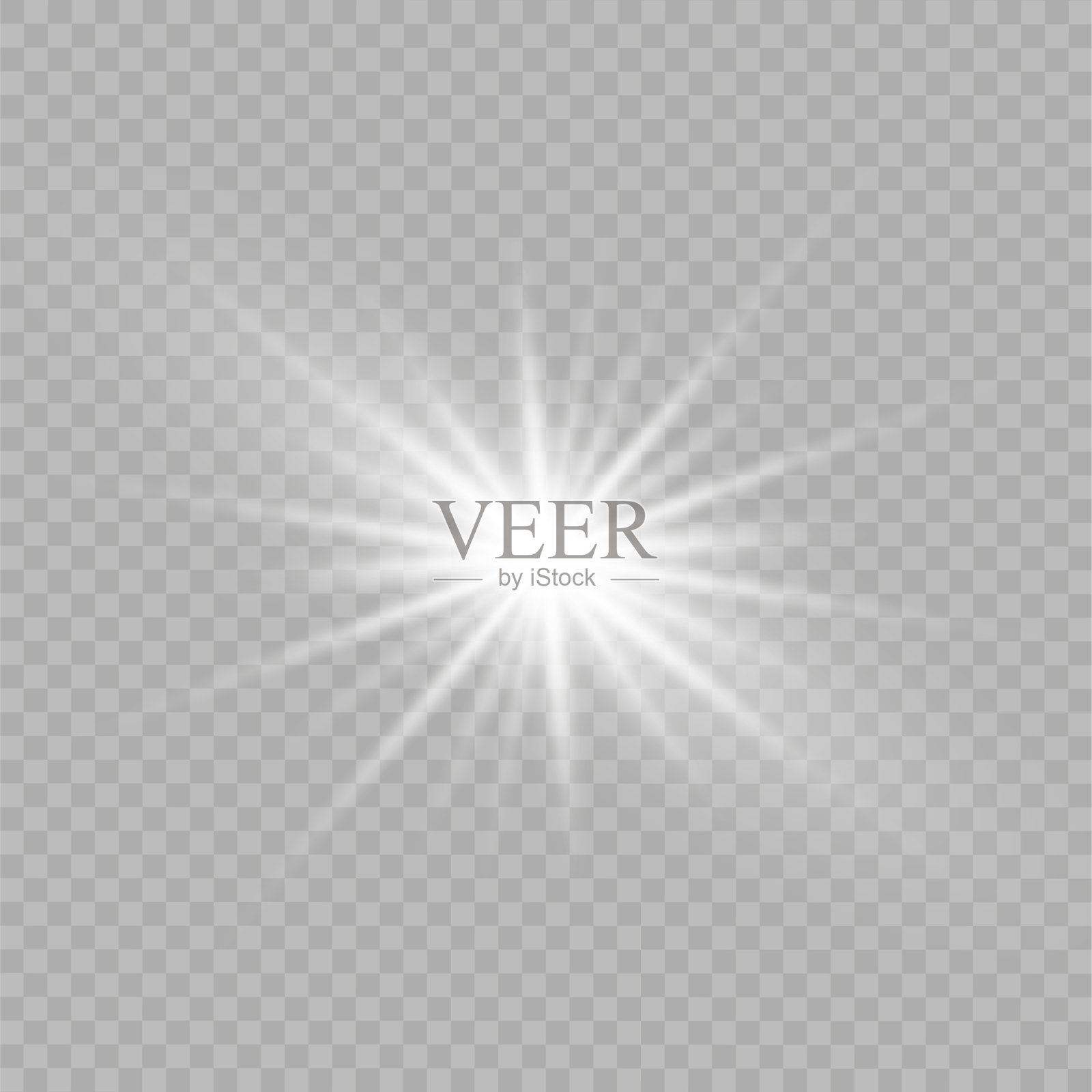 白光的星星插画图片素材