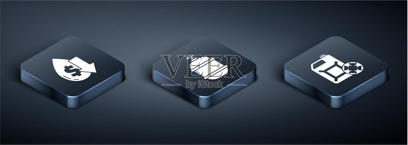 设定防冻剂等距下跌原油价格图标素材