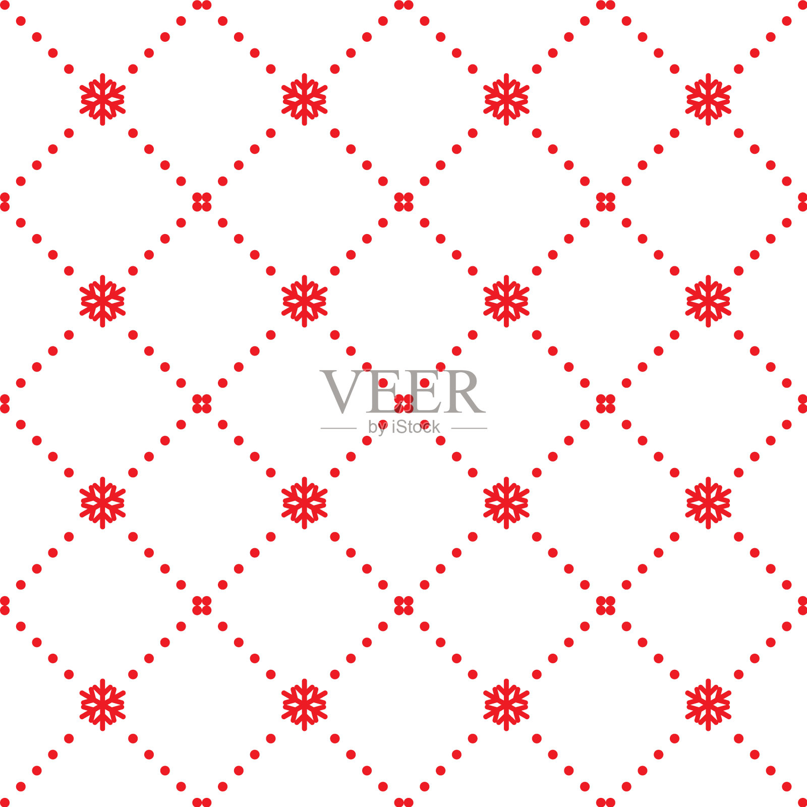 冬季节日圣诞针织花型羊毛针织插画图片素材