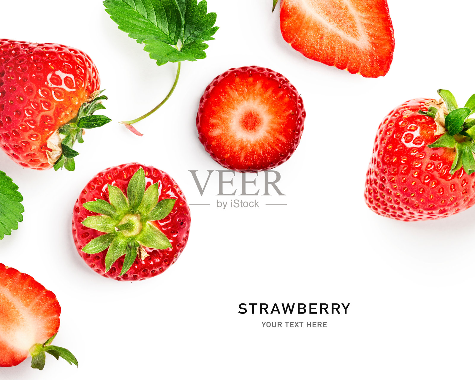 草莓水果创意作文照片摄影图片