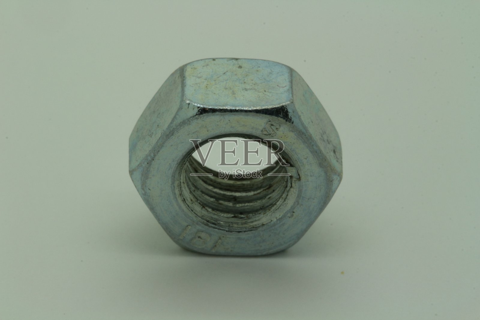 镀锌螺纹螺母m8照片摄影图片