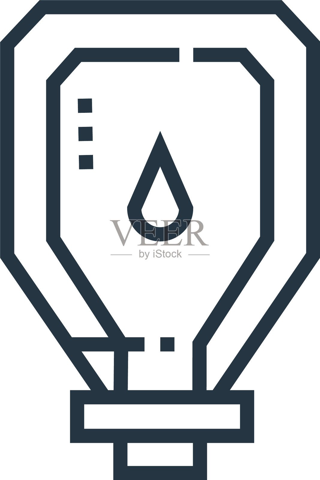 血袋图标孤立在白色背景图标素材