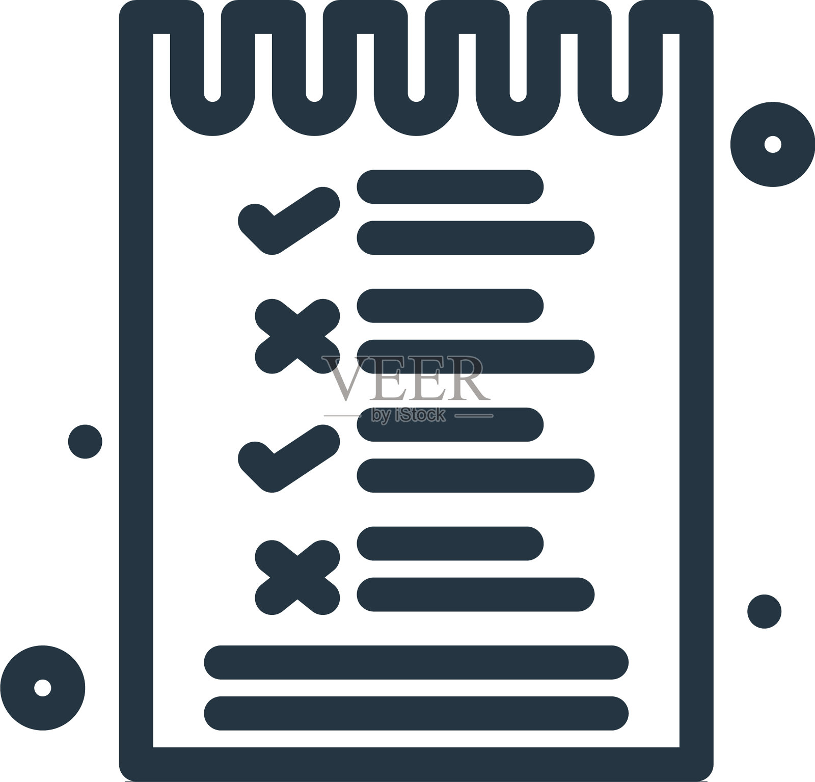 列表图标列表可编辑笔画列表线性符号插画图片素材