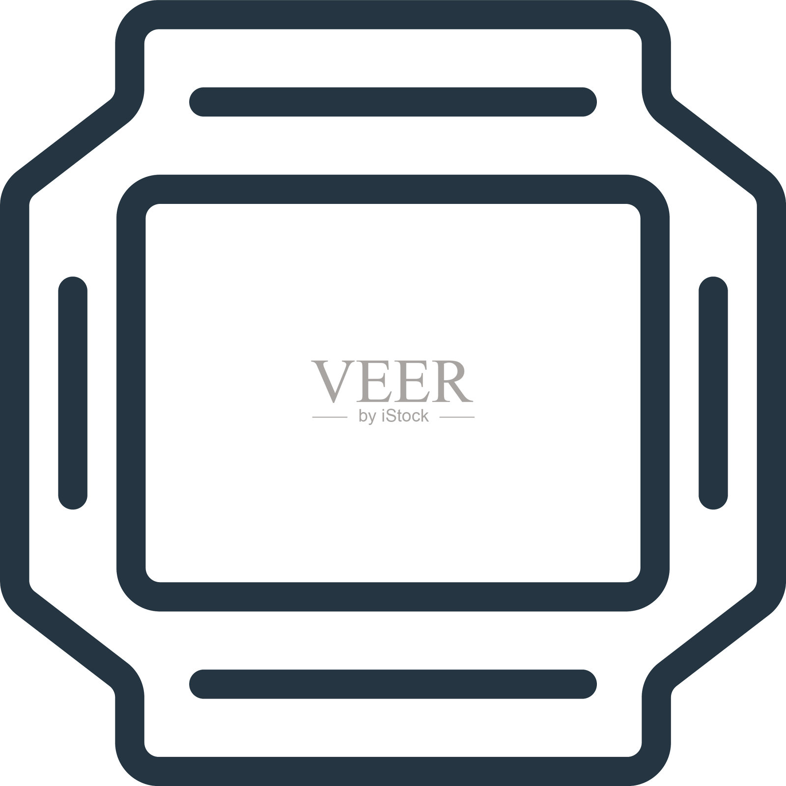 食物托盘图标孤立的白色背景图标素材