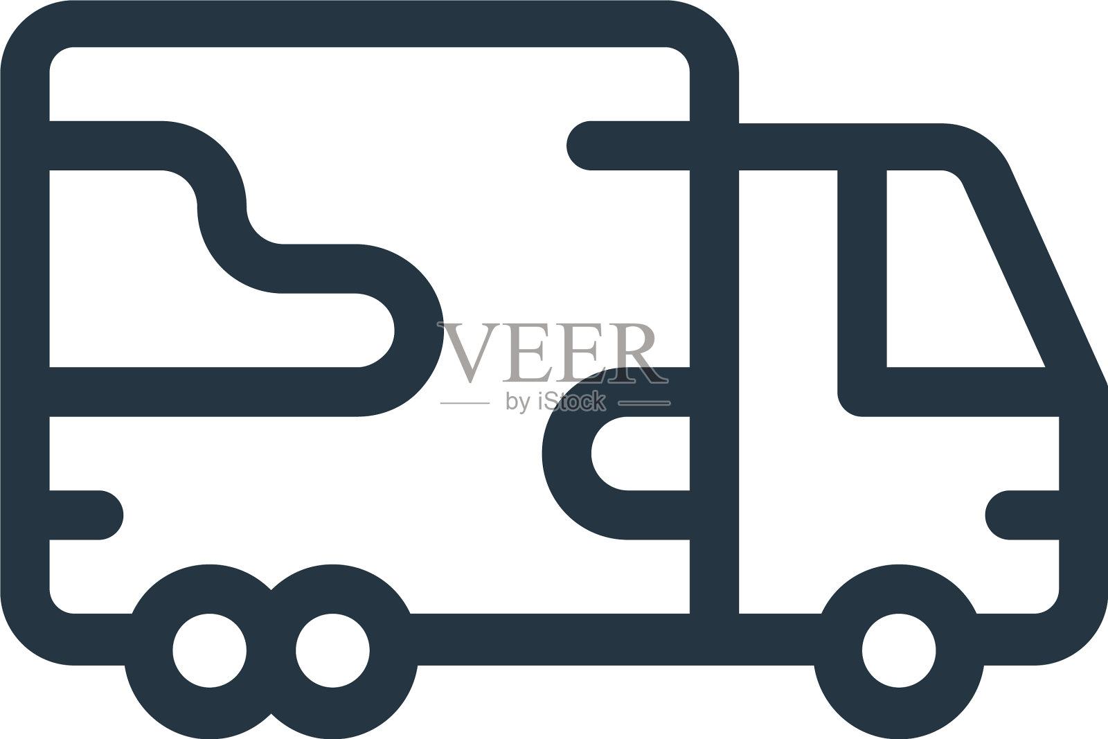 军用卡车图标军用卡车可编辑图标素材