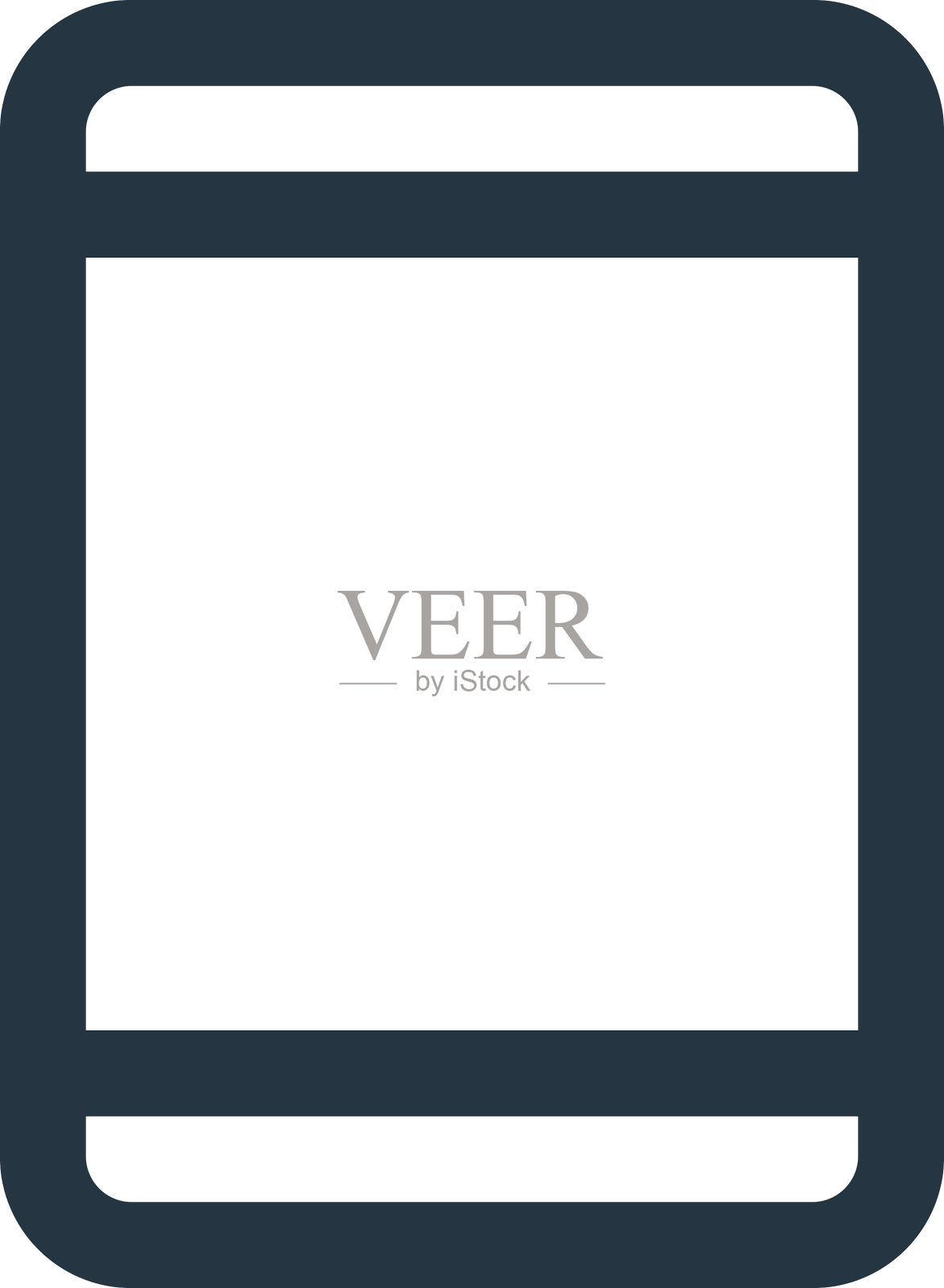 手机图标孤立的白色背景轮廓设计元素图片