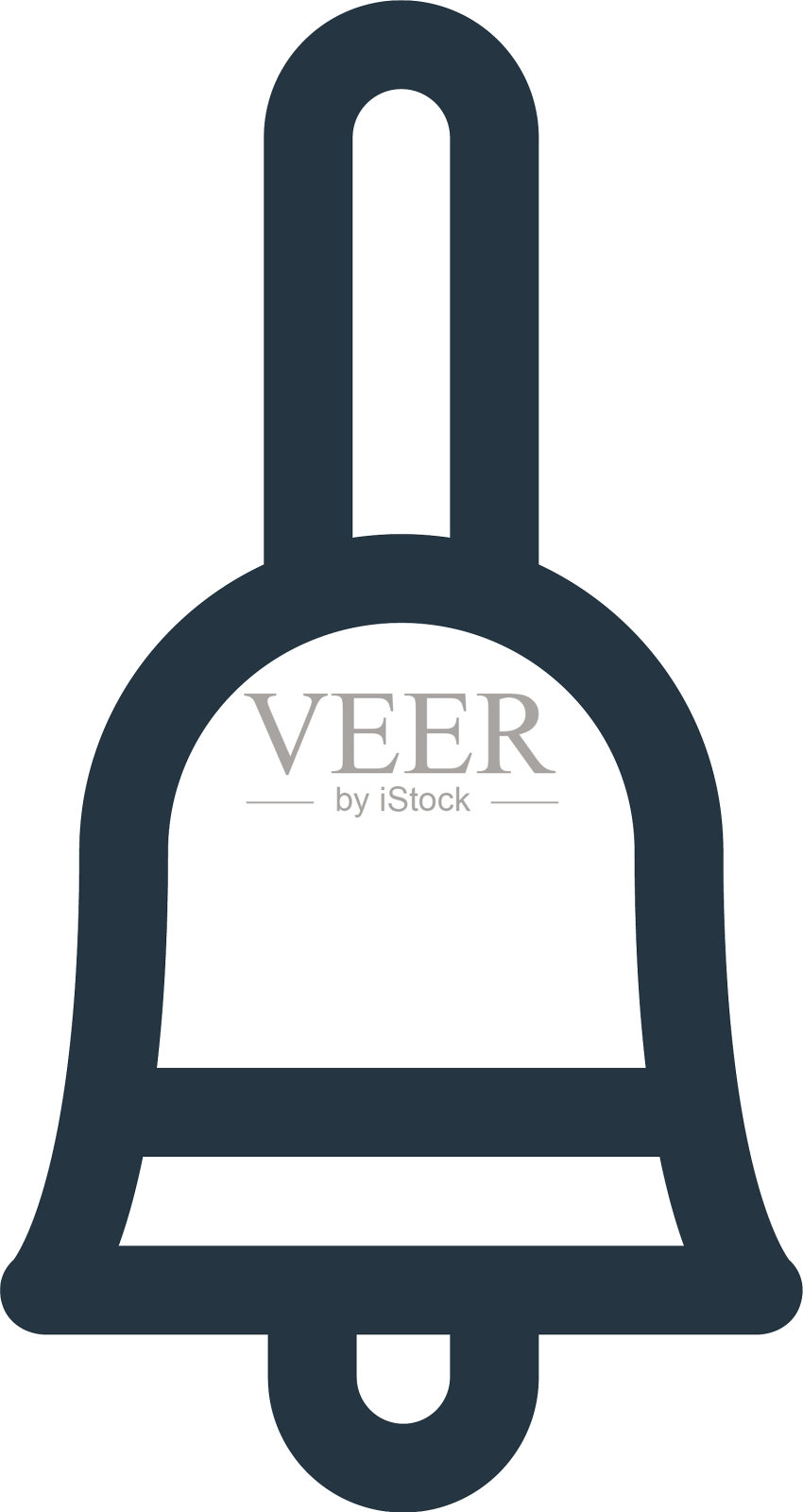 钟图标钟可编辑的笔触钟线性符号图标素材