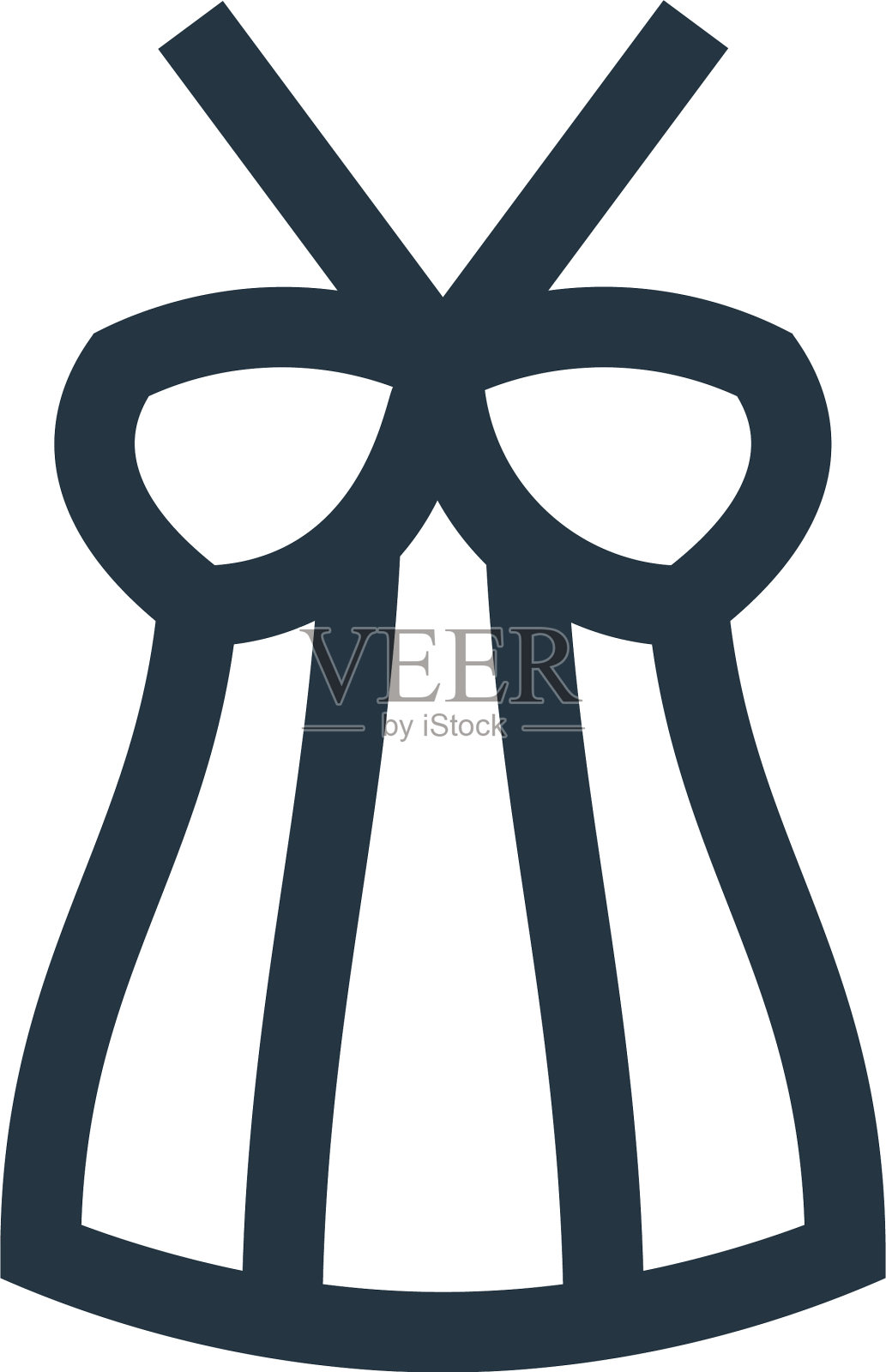 顶部图标顶部可编辑笔触顶部线性符号图标素材