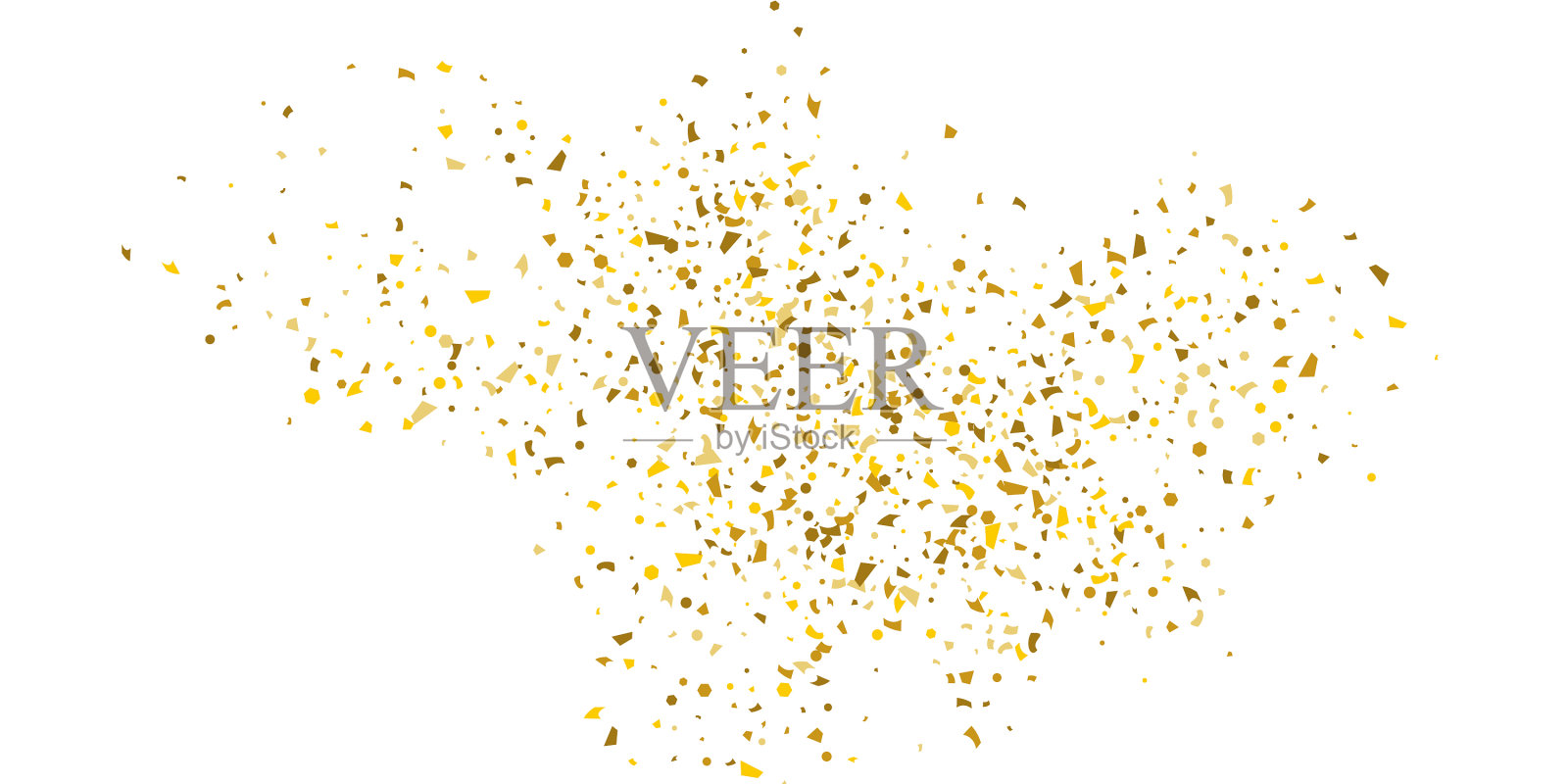 金色的闪光插画图片素材