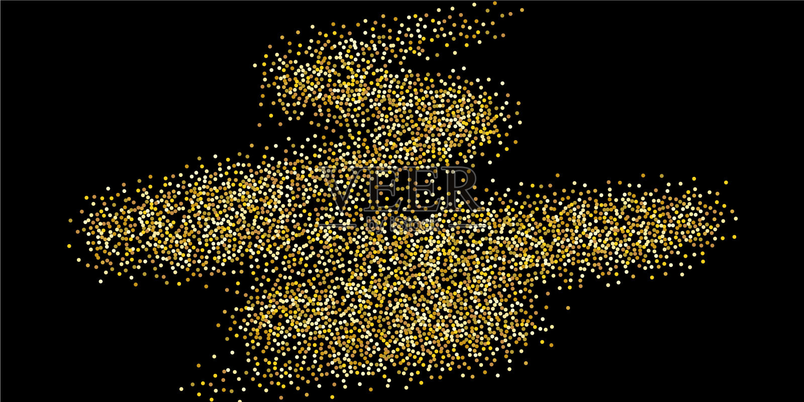 金色的闪光插画图片素材