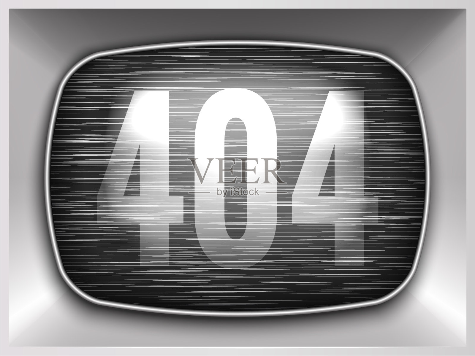 404错误页面概念wabe页面与旧复古电视插画图片素材