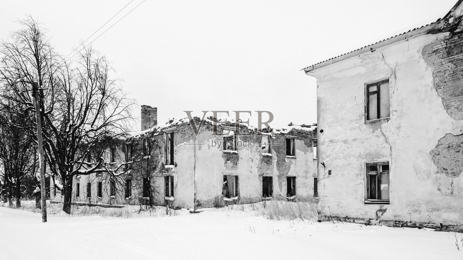 被遗弃的小镇——爱沙尼亚的vivikonna照片摄影图片