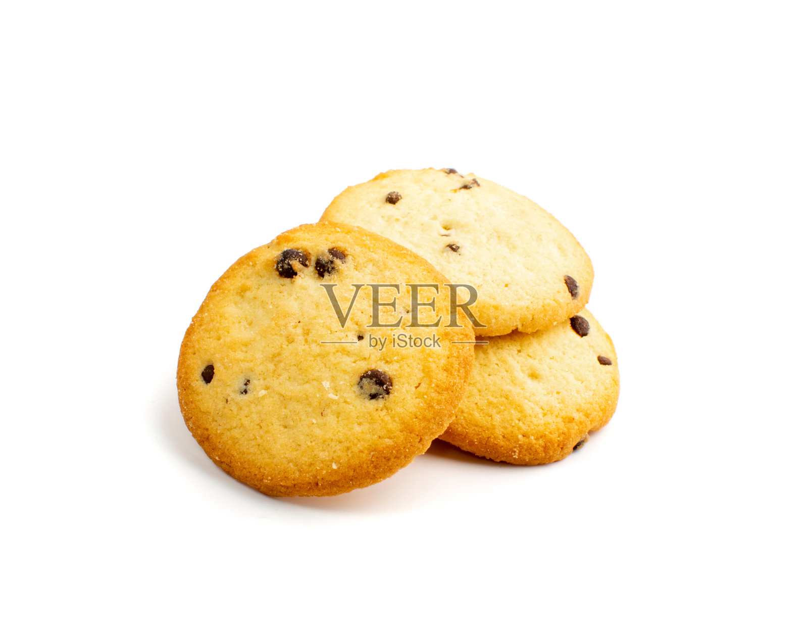 巧克力饼干,金色黄油饼干照片摄影图片