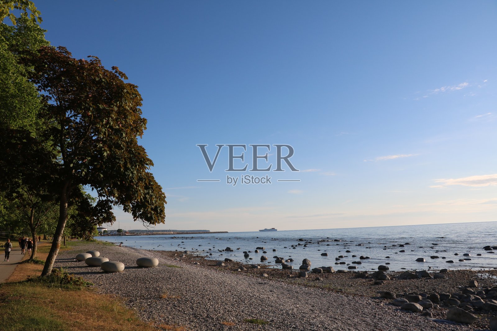 夏天在瑞典的维斯比照片摄影图片