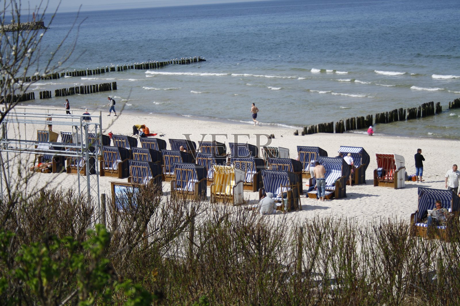 乌斯特卡,波兰照片摄影图片