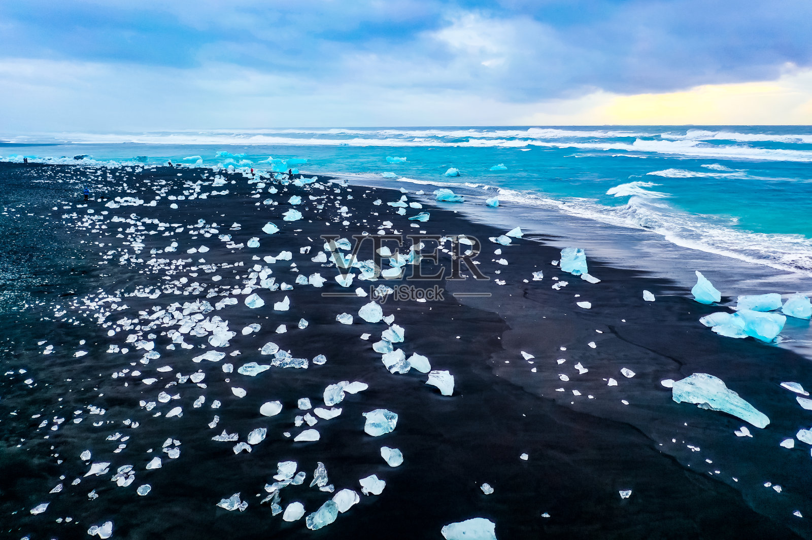钻石海滩冰岛照片摄影图片