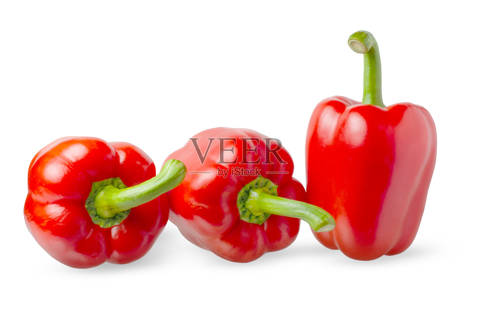 辣椒。红椒。孤立在白色背景上。照片摄影图片