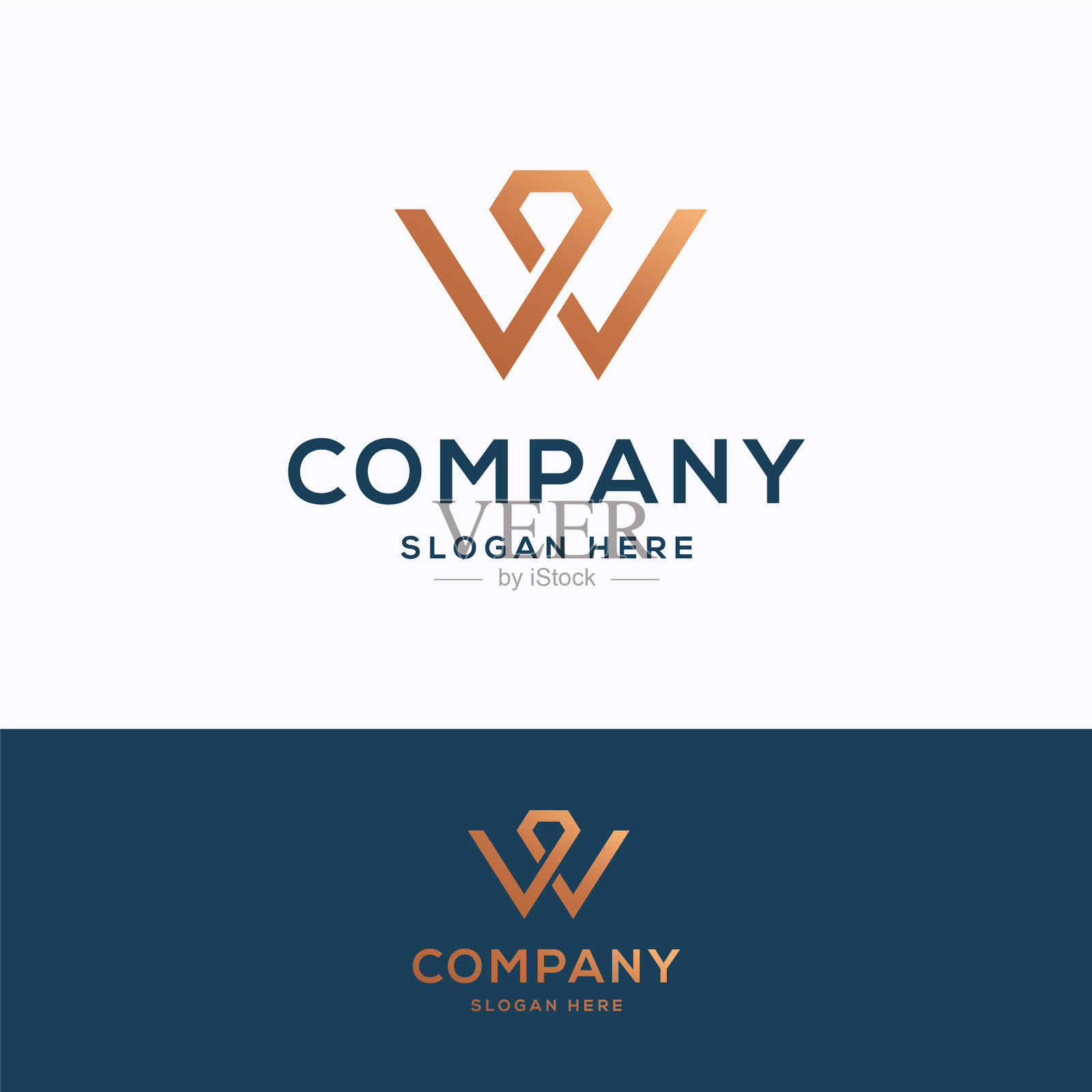 w公司的标志插画图片素材