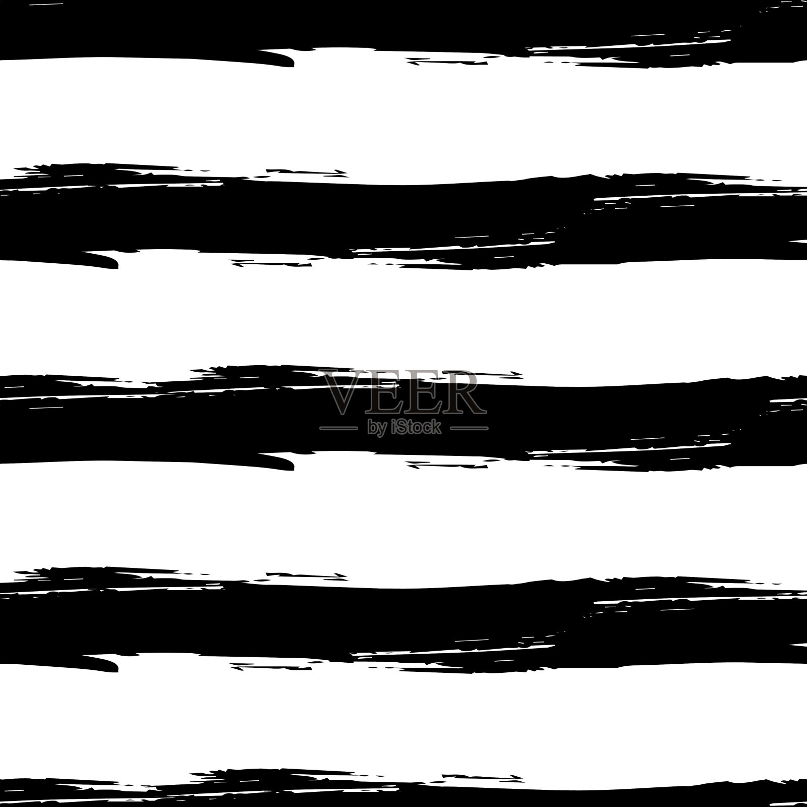 时尚无缝模式。画笔描边,污渍。有趣的纹理插画图片素材