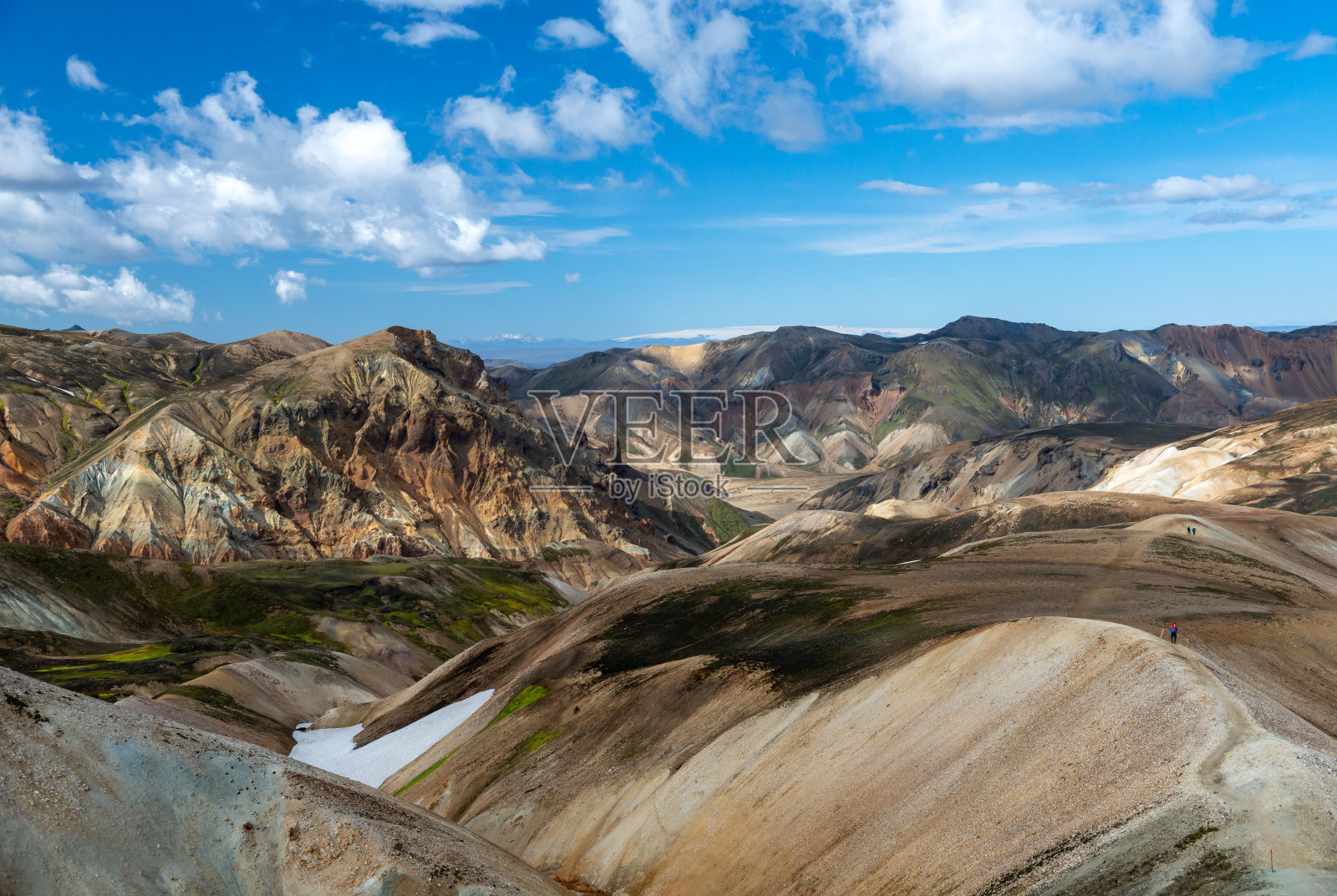 Fjallabak自然保护区的陆牧火山。冰岛照片摄影图片