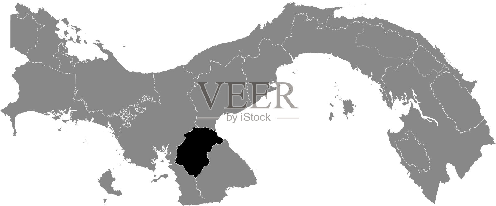 埃雷拉省位置图插画图片素材