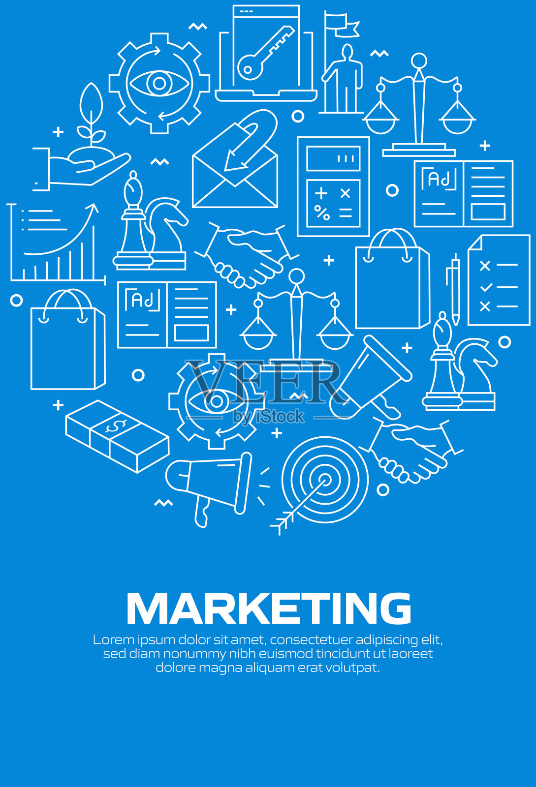 市场营销插画图片素材