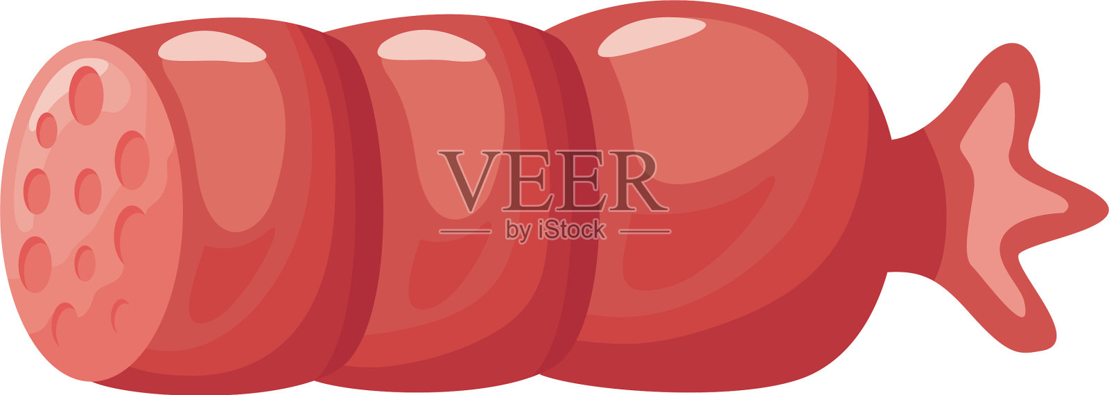 香肠肉详细风格图标设计元素图片