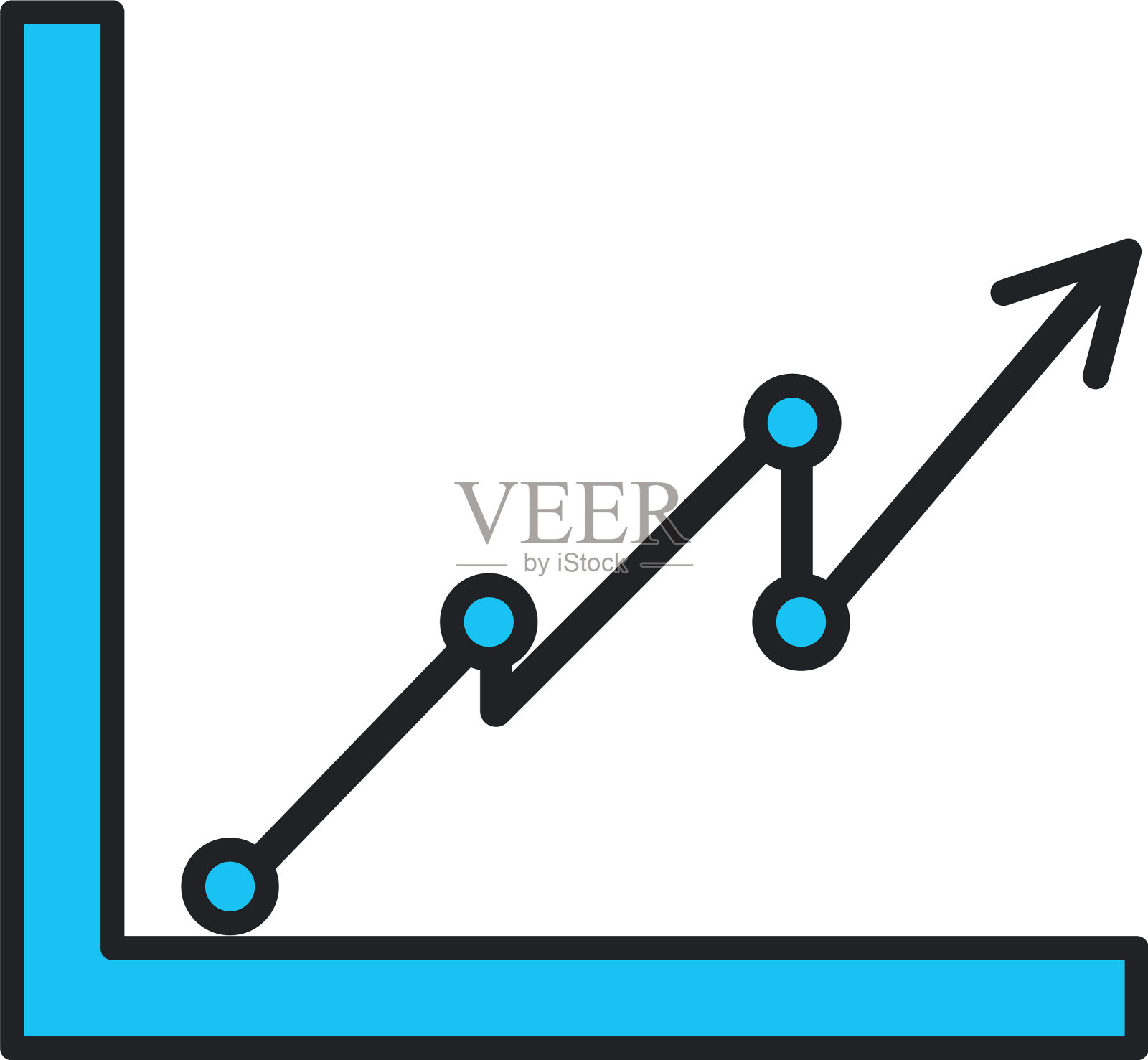 信息图增加箭头线和填充样式设计元素图片