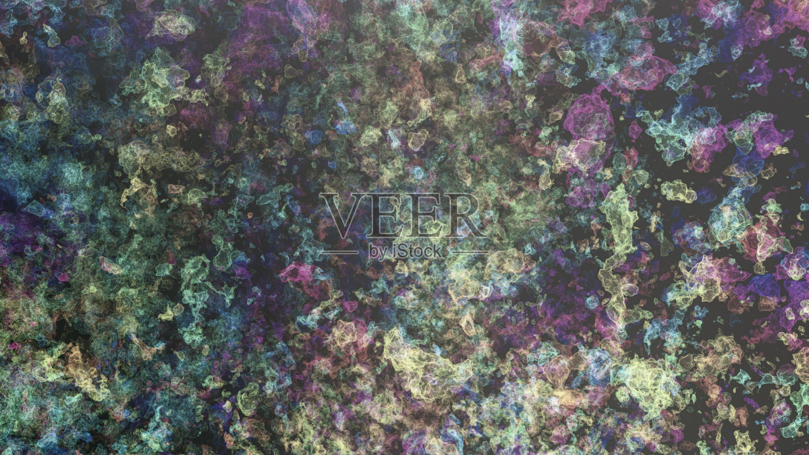 数字体积彩色云照片摄影图片