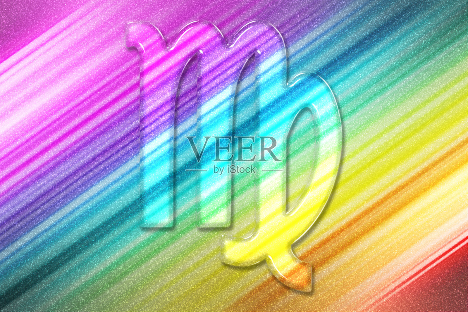 处女座星座,色彩星象,星座星象的星座背景,处女座星象的符号照片摄影图片