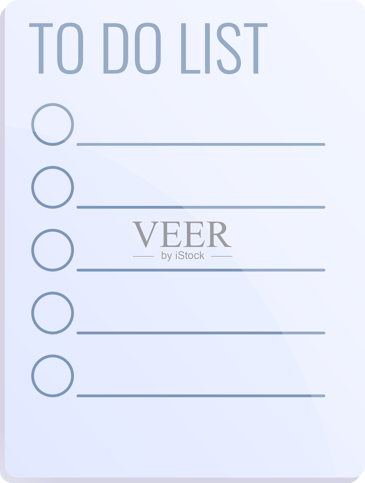 要做清单纸图标卡通风格插画图片素材