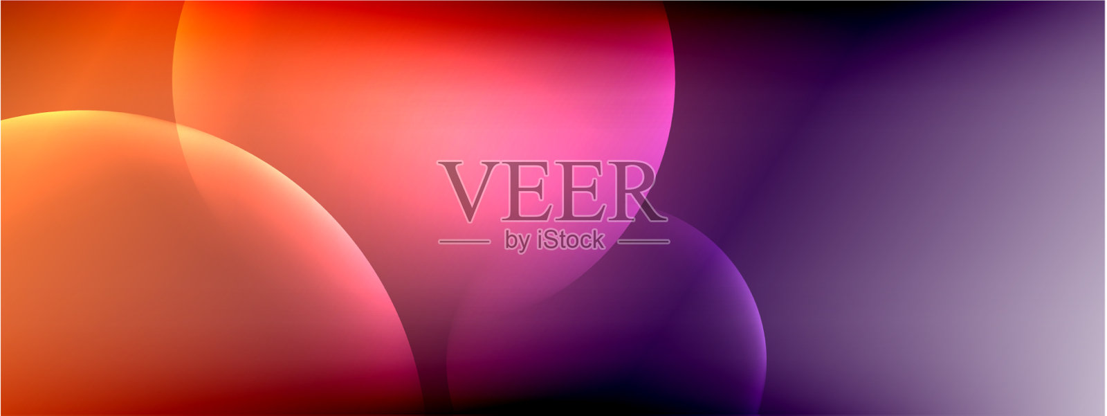 摘要背景液体气泡圈插画图片素材