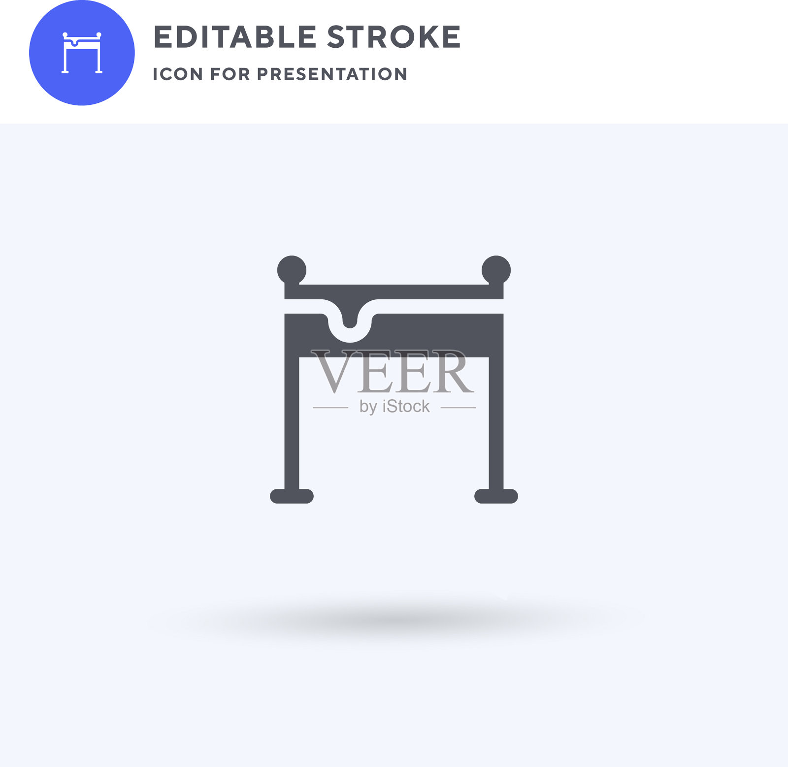 路标图标填充了平坦的实心标志图标素材