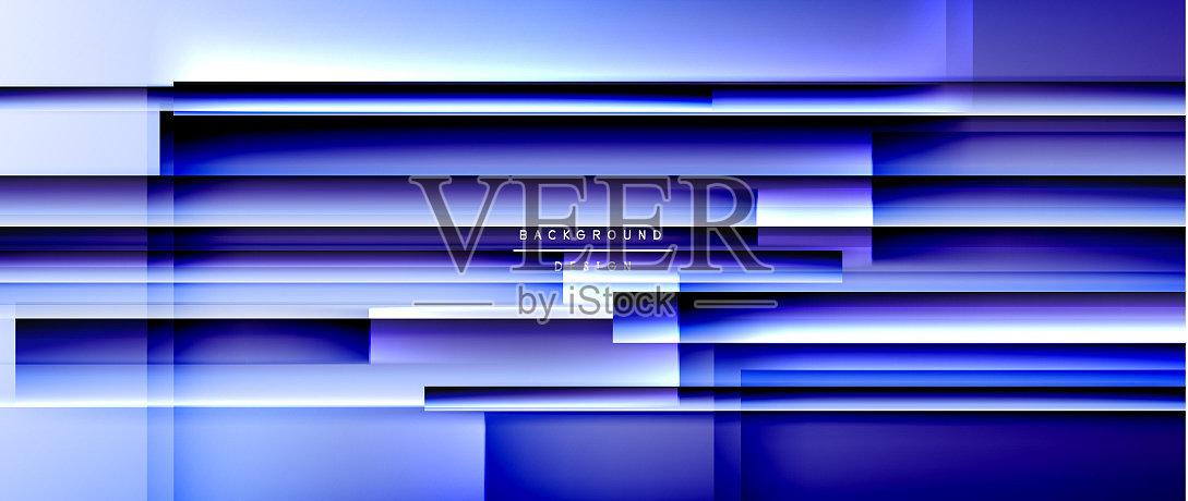 动态线条上的流体颜色梯度流行插画图片素材